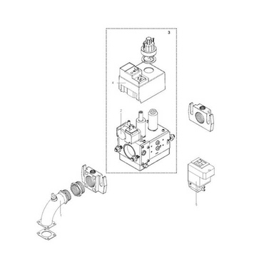 3123560 Газовая рампа Ecoflam MB-DLE 405 40/120