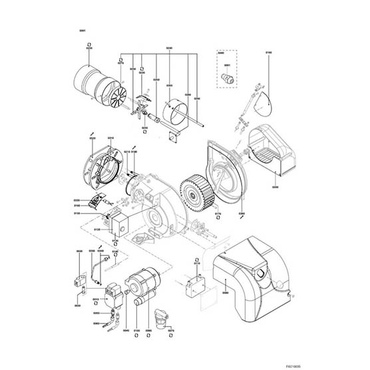 3120998 ЖИДКОТОПЛИВНАЯ ГОРЕЛКА ECOFLAM MAX P 25 TL (L+S) 230 V 50 Hz