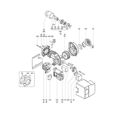 3143429 ГАЗОВАЯ ГОРЕЛКА ELCO PROTRON CB-P1.40 G- U/TCG KN