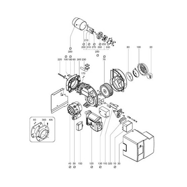 3143430 ГАЗОВАЯ ГОРЕЛКА ELCO PROTRON CB-P1.40 G- U/TCG KL