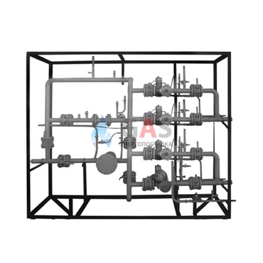 Установки газорегуляторные* ГРУ-03БМ-07-2У с двумя основными и двумя резервными линиями редуцирования и разными рег