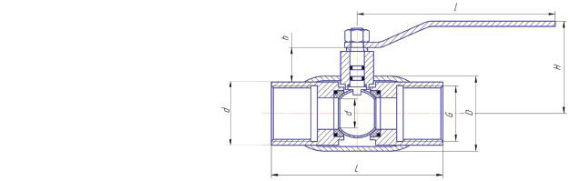 Кран шаровый стандартнопроходной