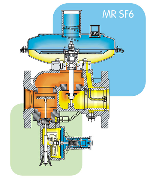 Чертеж регулятора MR SF6