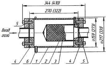 Фильтр газовый прямоточный ФГП (сетчатый ФГС)