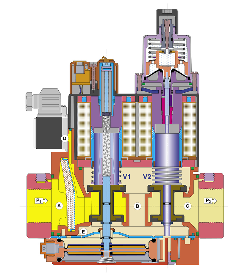 mb-dle-scheme MB-DLE 412 B01 S20 арт.231168 Мультиблок DUNGS цена, купить