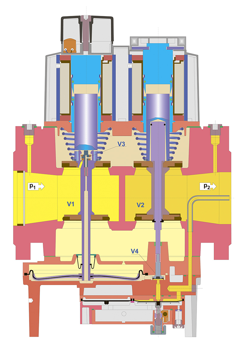 mbc-se-scheme-1 MBC-300-SE-S22 арт.250282 Мультиблок DUNGS цена, купить